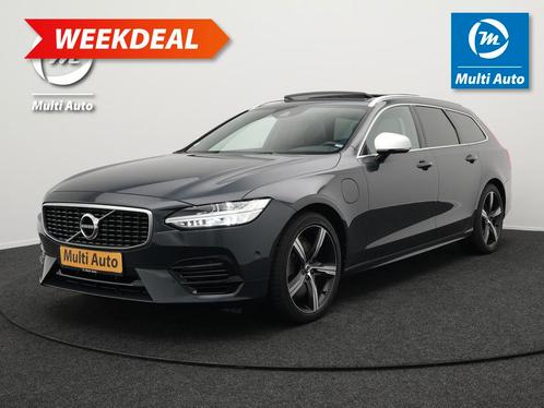 Volvo V90 T8 AWD R-Design Plug In Hybrid 394pk PHEV | Panoda, Auto's, Volvo, Bedrijf, Te koop, V90, 4x4, ABS, Adaptive Cruise Control