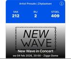 New wave kaartjes, 4/02/2026, Tickets en Kaartjes, Eén persoon