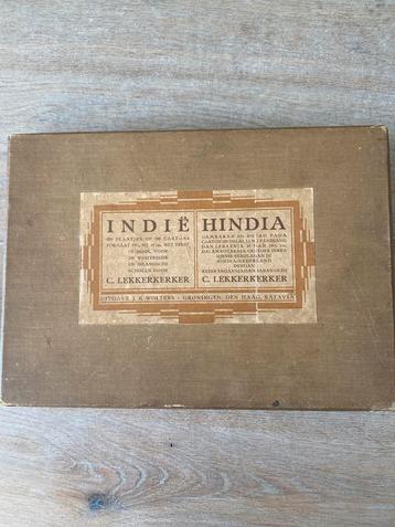620 Indië Hindia Plaatjes op karton C. Lekkerkerker/wolters beschikbaar voor biedingen