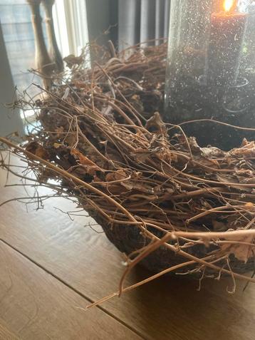 Grote hopkrans ingedroogd, 58cm. beschikbaar voor biedingen