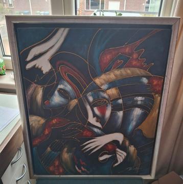 Schilderij van B.Williams met lijst beschikbaar voor biedingen