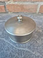 Antiek Tinnen Doosje met Deksel, Ophalen of Verzenden