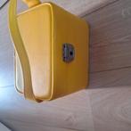 Vintage beauty case geel, Ophalen of Verzenden, Huis en Inrichting