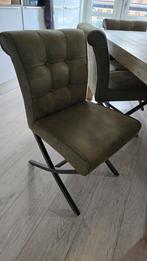 4 Tower Living Barcelona stoelen - Olijfgroen, Ophalen, Zo goed als nieuw, Overige kleuren, Vier