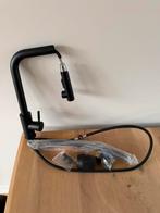 Nieuwe mat zwarte kraan met sproeiop!, Minder dan 50 cm, Nieuw, Ophalen of Verzenden, Minder dan 25 cm