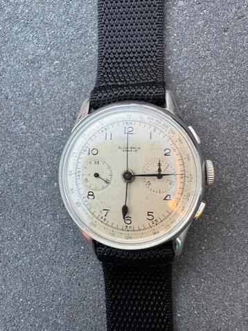 Fluva Geneve Landeron 48 Chronograaf horloge beschikbaar voor biedingen