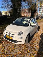 Fiat 500 Twinair Turbo Eco 85pk 2019 Wit Cabrio, Auto's, Achterwielaandrijving, Leder en Stof, Wit, Origineel Nederlands