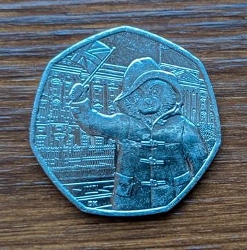 Munt van Paddington bear 50 pence 2018 UK beschikbaar voor biedingen