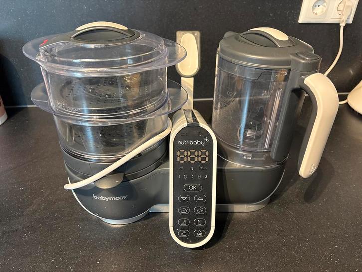 Baby Moov Nutri Baby - Stoom, Blender & Sterilisator, Witgoed en Apparatuur, Keukenmixers, Gebruikt, 1 tot 2 liter, 1 snelheid