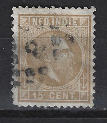 Nr 11 gebruikt Willem III 1870 Nederlands Indie voor 10% CW beschikbaar voor biedingen