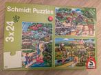 Puzzel dierentuin 3x 24 stukjes, Ophalen of Verzenden, Minder dan 500 stukjes, Zo goed als nieuw