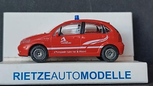 Citroen C3 Feuerwehr Luxemburg 1:87 Rietze Pol, Hobby en Vrije tijd, Modelauto's | 1:87, Nieuw, Auto, Ophalen of Verzenden