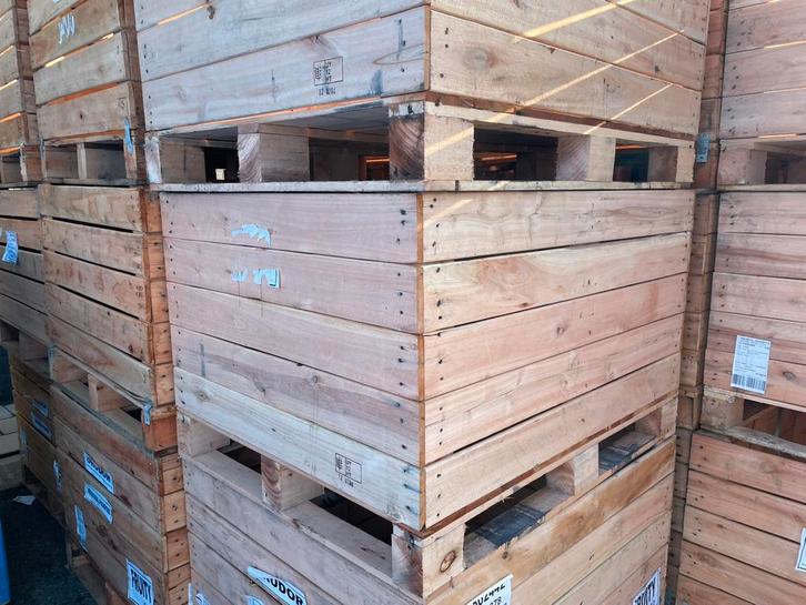Palletbox plantenbak opslag bak, Doe-het-zelf en Verbouw, Kratten en Dozen, Zo goed als nieuw, 100 cm of meer, 50 cm of meer, 60 cm of meer