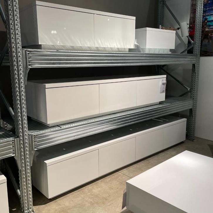 tv dressoir wit zwevend 240 en 180, 120 cm, Huis en Inrichting, Kasten | Dressoirs, Zo goed als nieuw, 200 cm of meer, 25 tot 50 cm