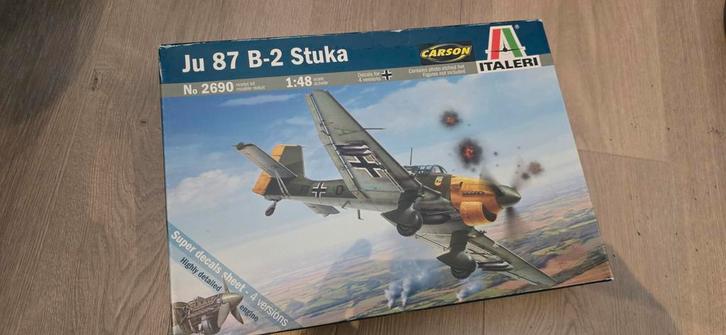 Italeri JU87 Stuka 1:48 Modelbouwdoos, Hobby en Vrije tijd, Modelbouw | Auto's en Voertuigen, Nieuw, Overige typen, 1:32 tot 1:50