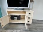 TV-meubel gebroken wit, Ophalen, Overige materialen, Gebruikt, 100 tot 150 cm