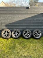 Borbet Y 205/55/16 inch winterset met Continental banden, Ophalen, Gebruikt, 16 inch, Banden en Velgen