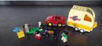 duplo auto met paardentrailer, Ophalen of Verzenden, Gebruikt, Duplo