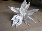 Mooie decoratieve kerstster, kerstroos wit 3 of 4 stuks, Diversen, Kerst, Ophalen of Verzenden, Zo goed als nieuw