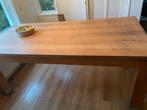 Eiken eettafel, Ophalen, 200 cm of meer, 50 tot 100 cm, Zo goed als nieuw