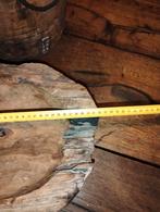 Brocante houten degelijke schaal (1), Ophalen of Verzenden