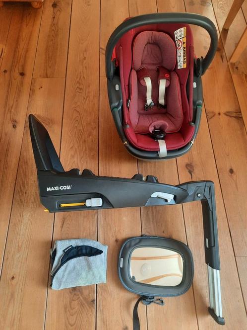 Maxi-Cosi Coral met Isofix Base (FamilyFix3) – Complete Set, Kinderen en Baby's, Autostoeltjes, Gebruikt, Maxi-Cosi, 0 t/m 13 kg