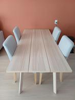 IKEA Ypperlig eettafel 200x90 met stoelen, Ophalen, Gebruikt, 50 tot 100 cm, Vijf personen of meer