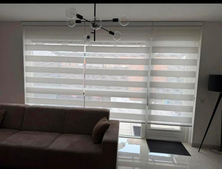 Stijlvolle Zebra Gordijnen - Diverse Maten, Huis en Inrichting, Stoffering | Gordijnen en Lamellen, Zo goed als nieuw, 100 tot 150 cm