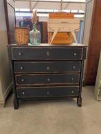 Antiek brocante ladekast, Huis en Inrichting, Kasten | Ladekasten, Ophalen, Studio Larilo, 100 tot 150 cm, 100 tot 150 cm