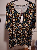 Tuniek flare FRUITY - Zwart Yoek, Yoek, Nieuw, Ophalen of Verzenden, Blouse of Tuniek