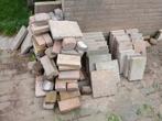 Veel tegels bakstenen en klinkers gratis, Ophalen, Gebruikt, Beton, Klinkers