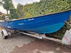 Boot met motor en trailer - Complete set, Watersport en Boten, Ophalen, Gebruikt