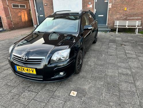 Toyota Avensis 2.0 16V Vvt-i Wagon AUT 2006 Zwart, Auto's, Toyota, Bedrijf, Avensis, ABS, Airbags, Airconditioning, Climate control