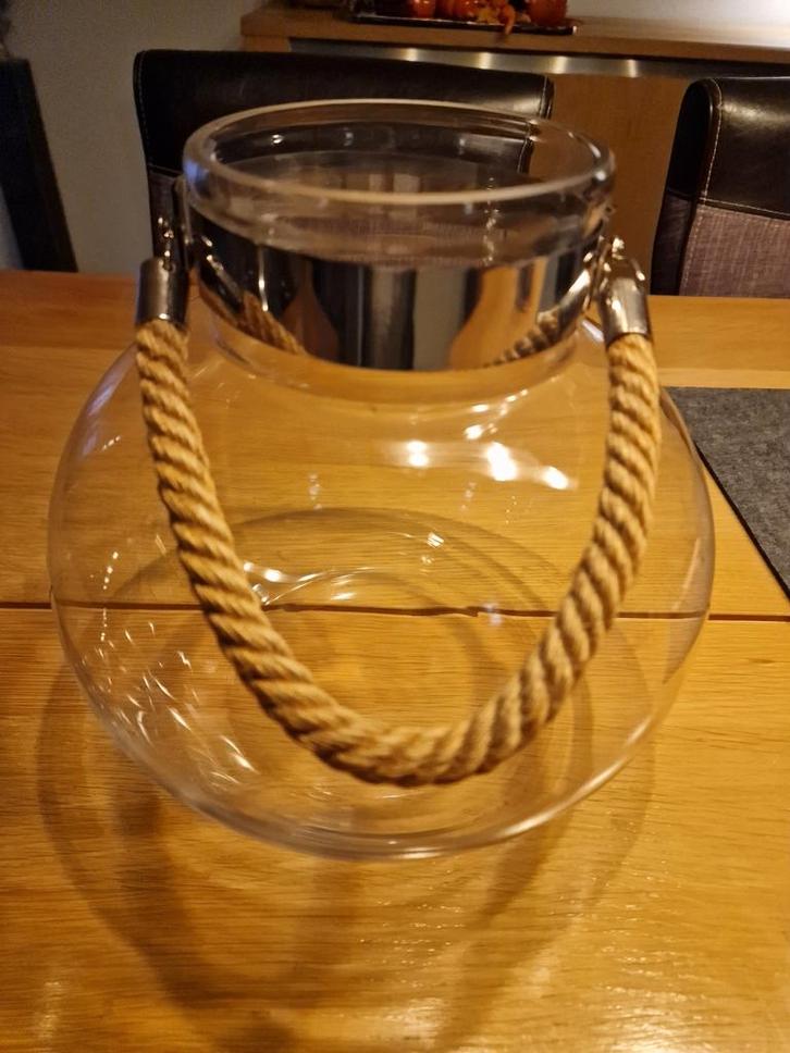 Glazen Decoratiebollen, Huis en Inrichting, Woonaccessoires | Vazen, Zo goed als nieuw, Overige kleuren, Minder dan 50 cm, Glas