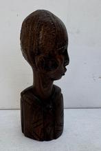 UNIEK HOUTEN BEELDJE  UITGESNEDEN, Antiek en Kunst, Kunst | Beelden en Houtsnijwerken, Ophalen of Verzenden