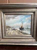 Schiferijtje van het strand met bootje, Antiek en Kunst, Ophalen of Verzenden