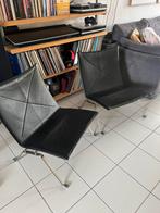 Fritz Hansen PK22 Replica, Huis en Inrichting, Ophalen, Twee, Zwart, Leer