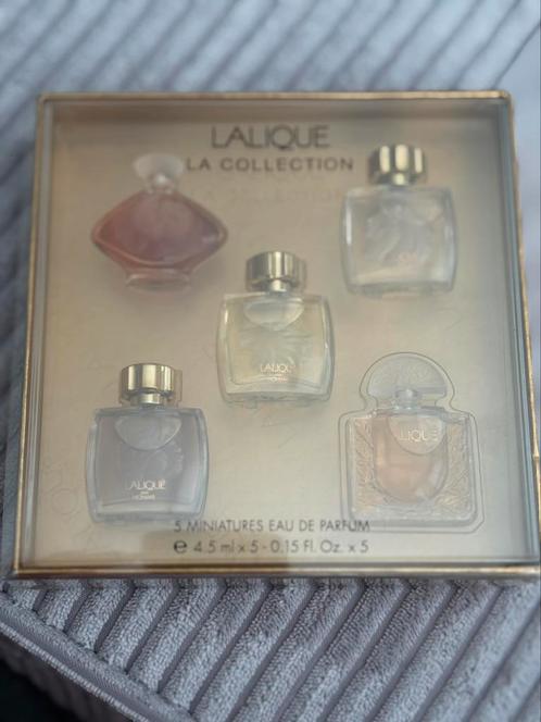 Lalique La Collection – set van 5 miniatuur, Verzamelen, Parfumverzamelingen, Nieuw, Miniatuur, Ophalen of Verzenden
