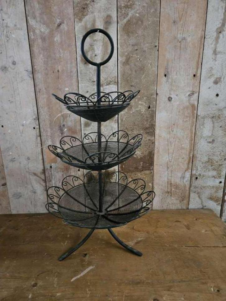 oude franse etagere ``WOONWINKEL RUSTIEK``, Antiek en Kunst, Curiosa en Brocante, Ophalen of Verzenden