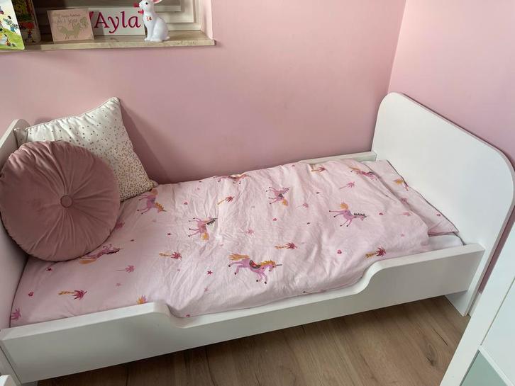 Peuterbed 70x140 + Matras (optioneel), Kinderen en Baby's, Kinderkamer | Bedden, Gebruikt, Minder dan 140 cm, 70 tot 85 cm, Matras