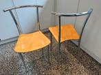 2 Segis Designstoelen - Italiaans Postmodern (1990s), Gebruikt, Twee, Ophalen of Verzenden, Grijs