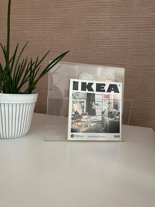 Lectuurbak tijdschriften houder plexiglas space age, Huis en Inrichting, Woonaccessoires | Krantenbakken en Lectuurbakken, Gebruikt