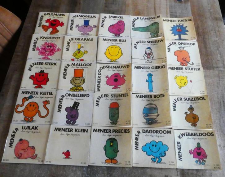 Meneertje boekjes van Roger Hargreaves, 25 stuks, Boeken, Kinderboeken | Kleuters, Gelezen, Fictie algemeen, Ophalen of Verzenden
