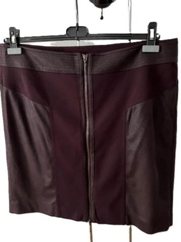 NIEUW CLAUDIA STRATER rok rits 44 burgundy donkerrood  beschikbaar voor biedingen