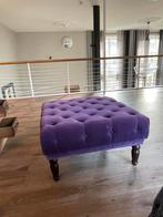 Paarse Hocker, Huis en Inrichting, Banken | Voetenbanken en Poefen, Ophalen, Zo goed als nieuw, 75 tot 100 cm, Stof
