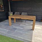 Acacia houten eettafel, Huis en Inrichting, Tafels | Eettafels, Ophalen, Gebruikt, 50 tot 100 cm, Vijf personen of meer