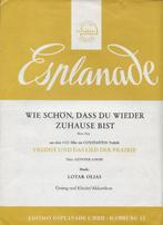 Bo909 bladmuziek wie schon dass du wieder zuhause, Ophalen of Verzenden, Gebruikt, Artiest of Componist, Klassiek