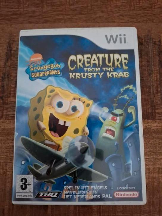 Nintendo wii Spongebob Squarepants ., Spelcomputers en Games, Games | Nintendo Wii, Zo goed als nieuw, Avontuur en Actie, 3 spelers of meer