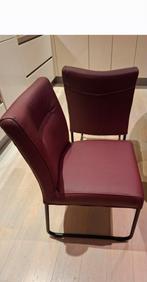 Te koop 4 nieuwe leren eetkamerstoelen., Ophalen, Overige kleuren, Nieuw, Leer