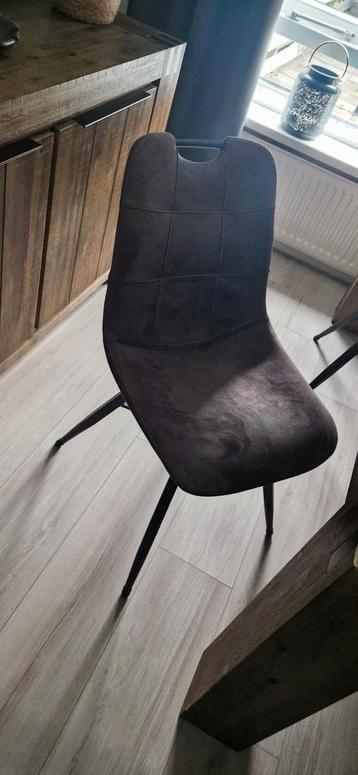 4 Roady Eetkamerstoelen - Antraciet beschikbaar voor biedingen